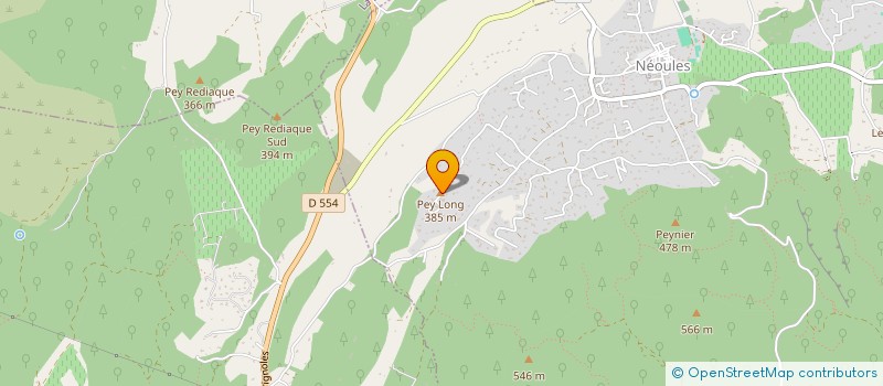 localisation de l'entreprise PJP DAZIANO à NEOULES
