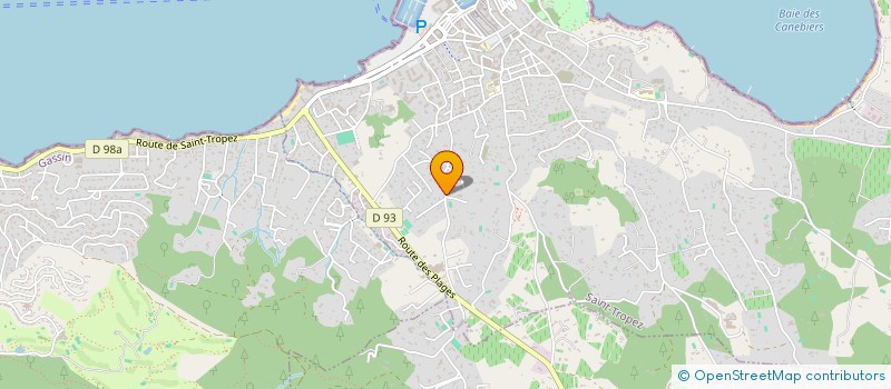 localisation de l'entreprise PJP DEVELOPPEMENT à SAINT-TROPEZ