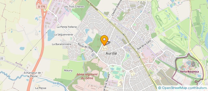 localisation de l'entreprise PJP FINANCE à AVRILLE