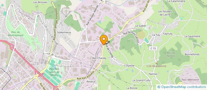 localisation de l'entreprise PJPE  SAINT-JEAN-BONNEFONDS