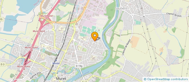 localisation de l'entreprise PJR FORGE CONSULTANT à MURET