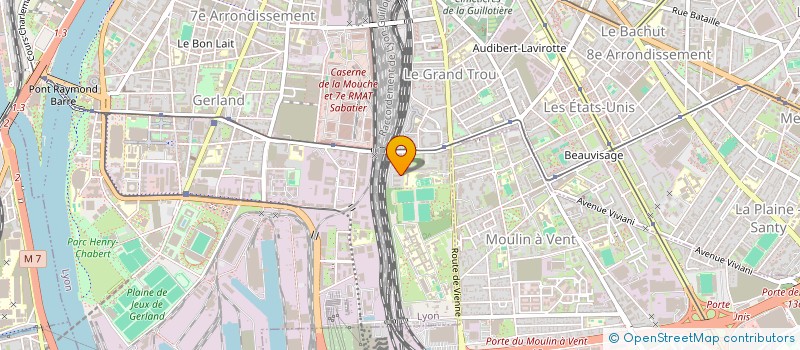 localisation de l'entreprise PJRH GESTION  LYON