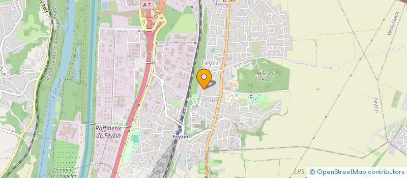 localisation de l'entreprise PJS  FEYZIN