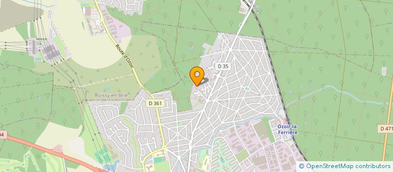 localisation de l'entreprise PJSA  OZOIR-LA-FERRIERE
