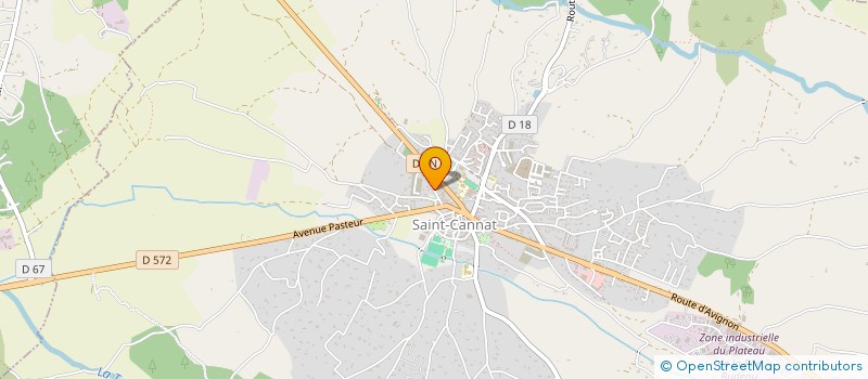 localisation de l'entreprise PJSV  SAINT-CANNAT