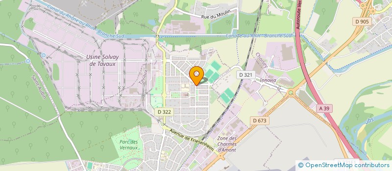 localisation de l'entreprise PJU IMMO  TAVAUX