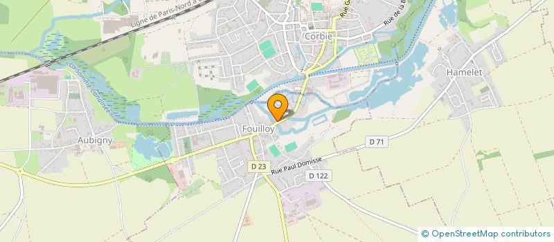 localisation de l'entreprise PJY COUVERTURE à CORBIE