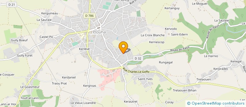 localisation de l'entreprise PJYXA  PLOUHA