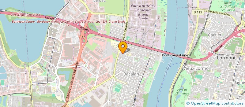 localisation de l'entreprise PK à BORDEAUX