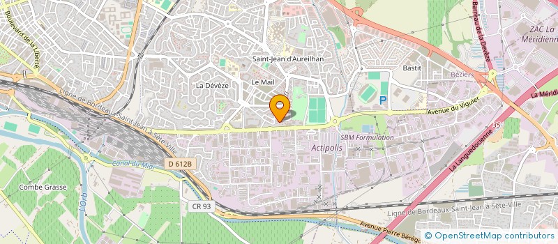 localisation de l'entreprise PK BREAK 34  BEZIERS