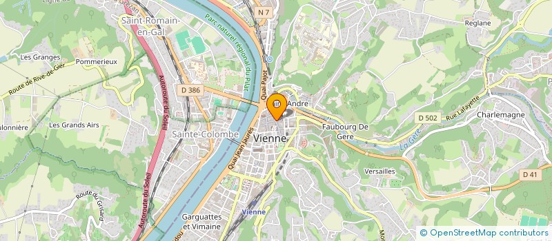 localisation de l'entreprise PK COLLABORATION  VIENNE