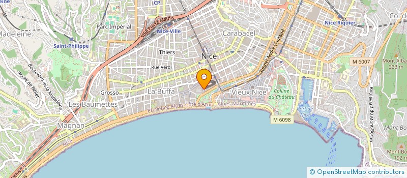 localisation de l'entreprise PK CONSEILS  NICE