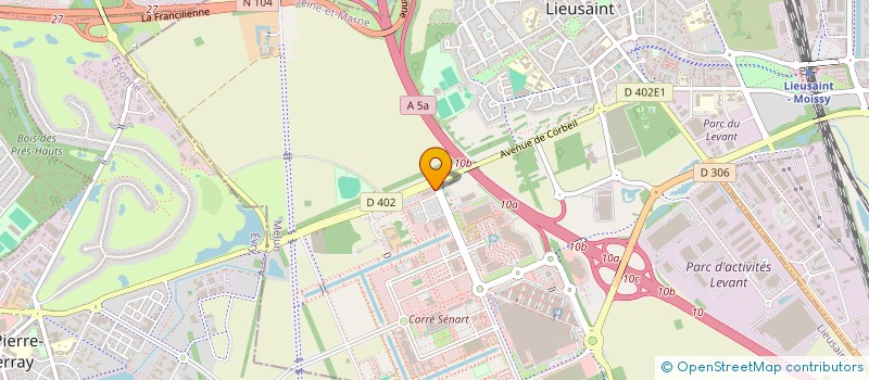 localisation de l'entreprise PK CONSULTING  LIEUSAINT