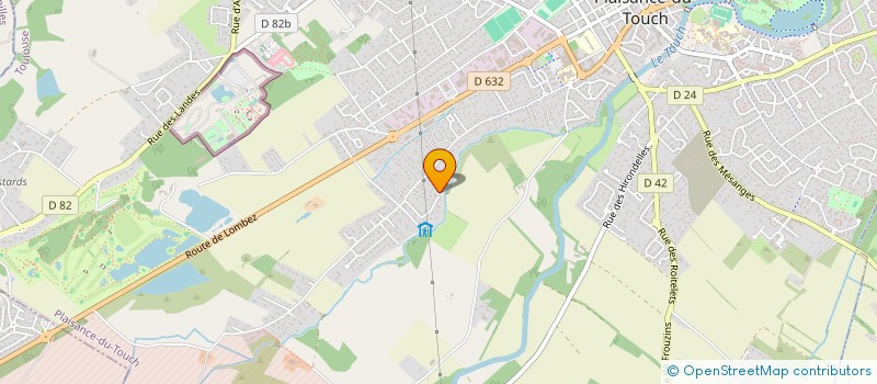 localisation de l'entreprise PK CREATION  PLAISANCE-DU-TOUCH