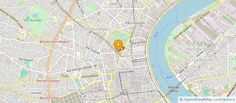 localisation de l'entreprise PK DEVELOPPEMENT  BORDEAUX