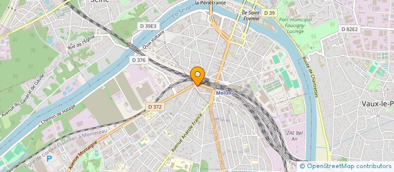 localisation de l'entreprise PK ELECTRICITE  MELUN