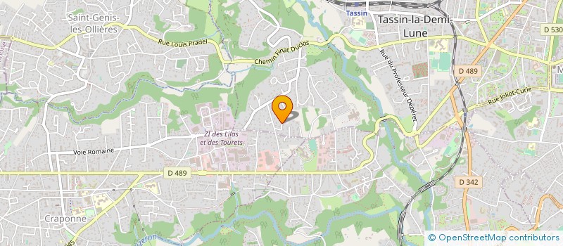 localisation de l'entreprise PK-ENR à TASSIN-LA-DEMI-LUNE