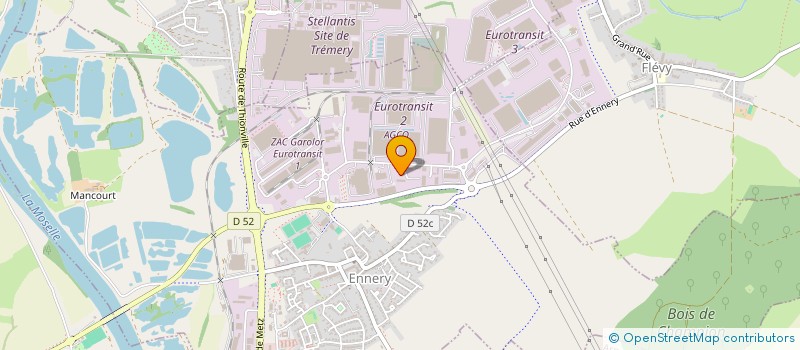 localisation de l'entreprise PK HOLDING  ENNERY