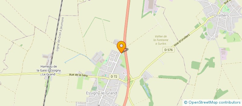 localisation de l'entreprise PK INTENATIONAL TRANSPORTS à ESSIGNY-LE-GRAND