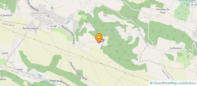 localisation de l'entreprise PK PROD EVENTS  SAINT-CHEF