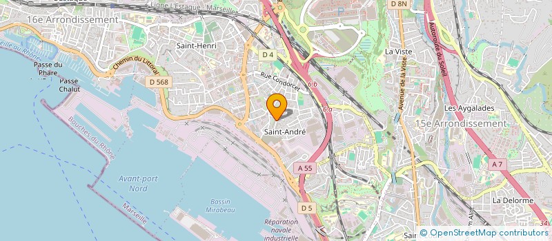 localisation de l'entreprise PK PRODUCTION à MARSEILLE