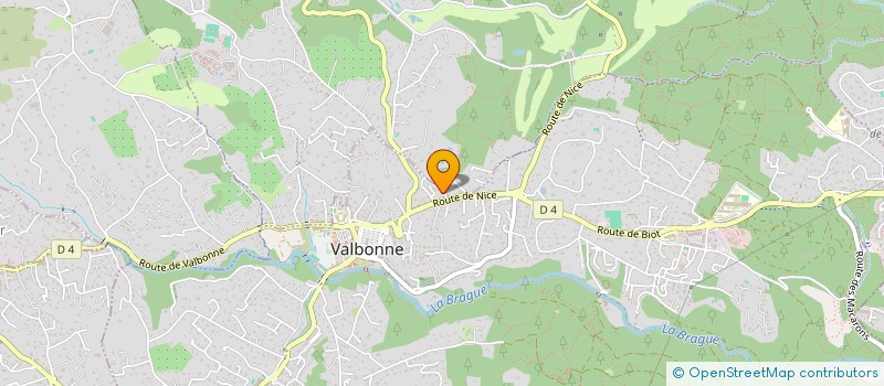 localisation de l'entreprise PK RENOVATIONS à VALBONNE