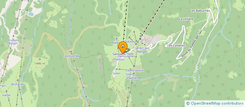 localisation de l'entreprise PK13  LES GETS