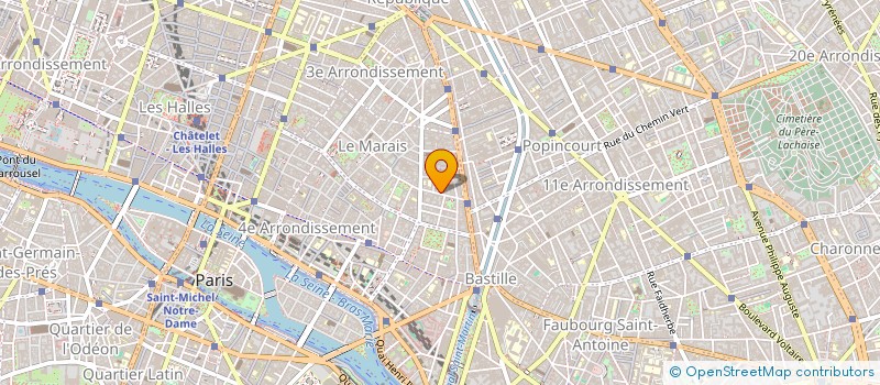 localisation de l'entreprise PK2000  PARIS