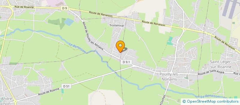 localisation de l'entreprise PK3S  RENAISON