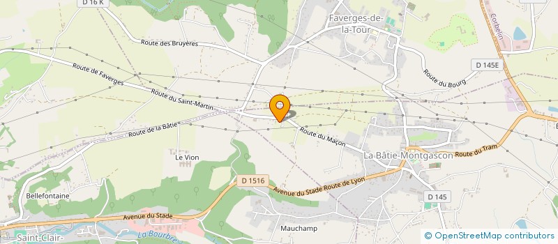 localisation de l'entreprise PKB  LA BATIE-MONTGASCON