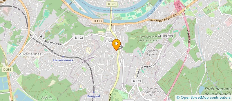 localisation de l'entreprise PKB  BOUGIVAL