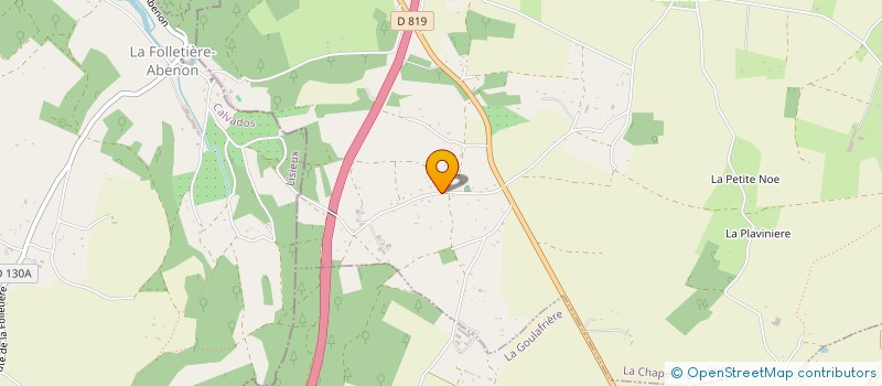 localisation de l'entreprise PKE BATIMENT  LA CHAPELLE-GAUTHIER