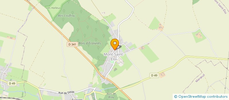 localisation de l'entreprise PKF LIEVIN  MONT-SAINT-ELOI