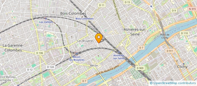 localisation de l'entreprise PKG CONSULTING à ASNIERES-SUR-SEINE