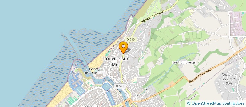 localisation de l'entreprise PKG FOCH à TROUVILLE-SUR-MER