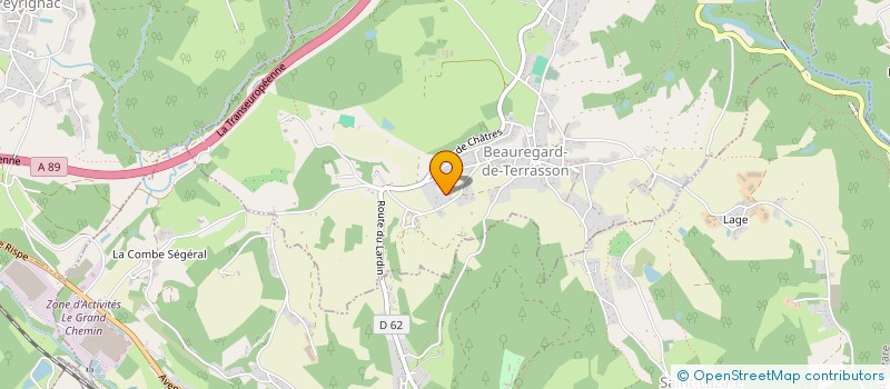 localisation de l'entreprise PKG SPARE PARTS  BEAUREGARD-DE-TERRASSON