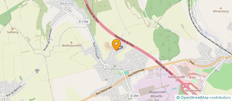 localisation de l'entreprise PKH  SEINGBOUSE