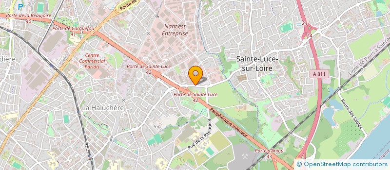 localisation de l'entreprise PKRS NANTES-EST à NANTES