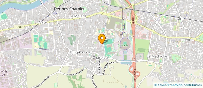 localisation de l'entreprise PKT IMMO  DECINES-CHARPIEU