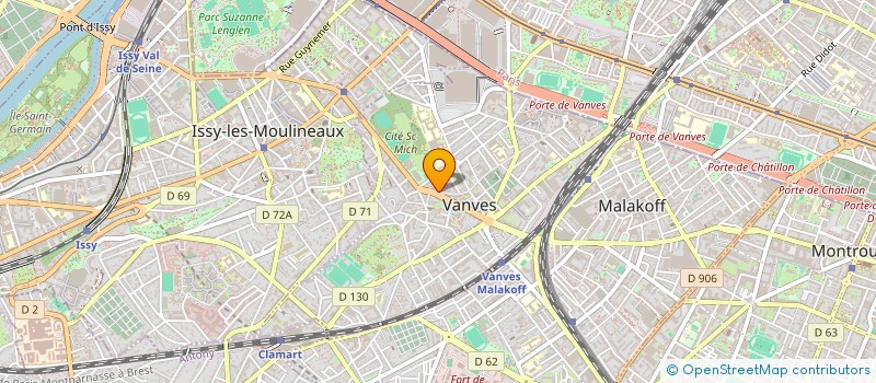 localisation de l'entreprise PKTVV  VANVES