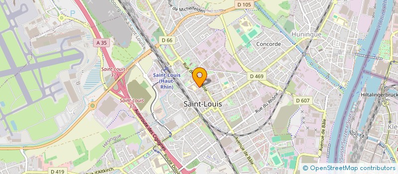 localisation de l'entreprise PL 001  SAINT-LOUIS