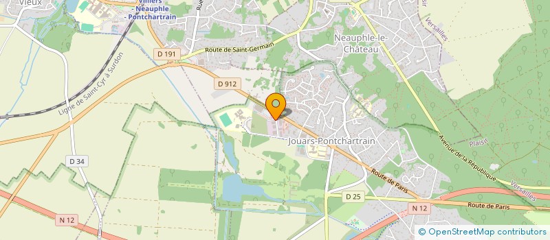 localisation de l'entreprise PL 2-8  JOUARS-PONTCHARTRAIN