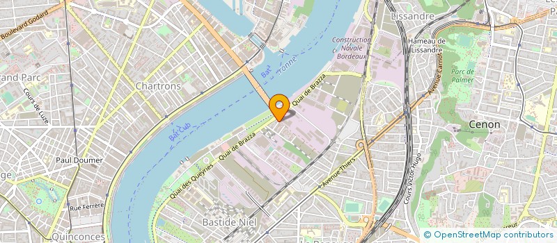 localisation de l'entreprise PL  BORDEAUX