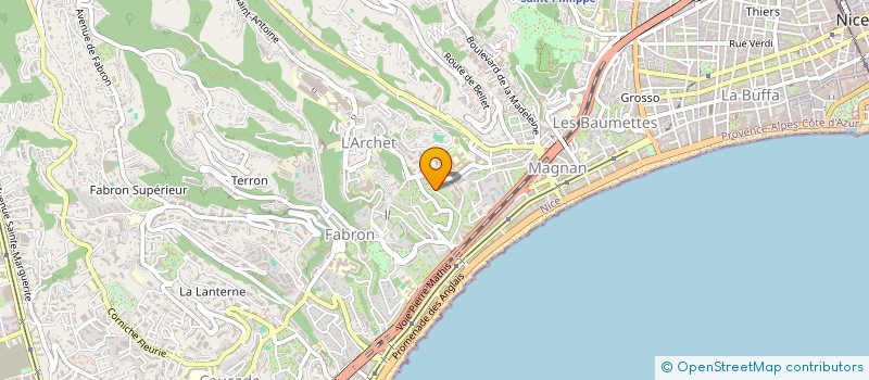 localisation de l'entreprise PL à NICE
