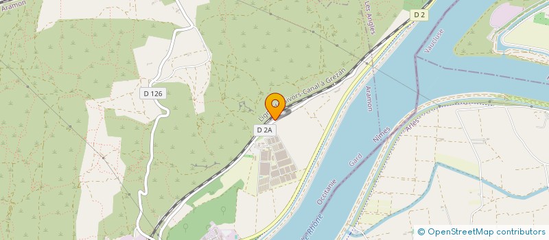 localisation de l'entreprise PL  ARAMON