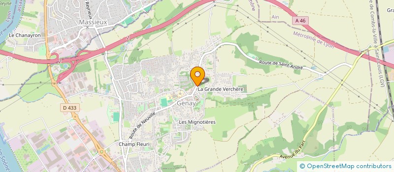 localisation de l'entreprise @PL  GENAY