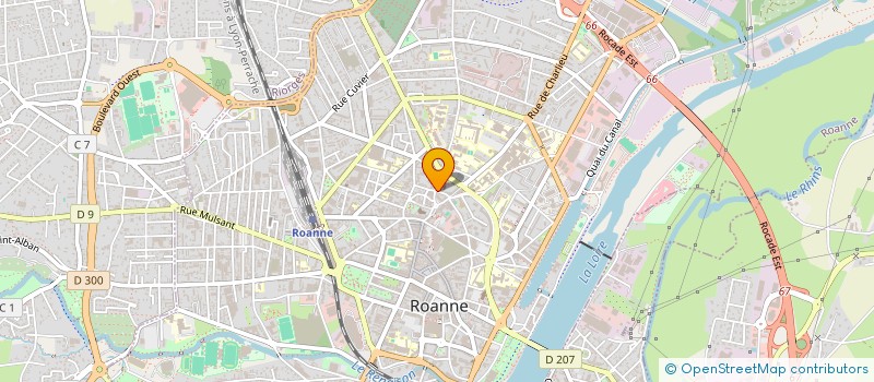 localisation de l'entreprise PL ASSIST' à ROANNE