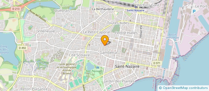localisation de l'entreprise PL BAT  SAINT-NAZAIRE
