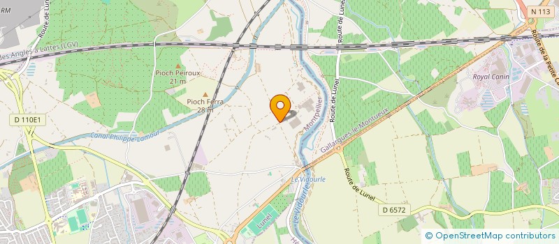 localisation de l'entreprise PL BOX à LUNEL