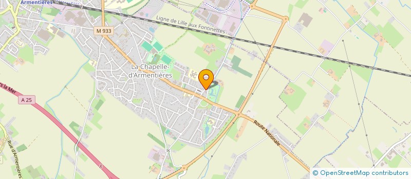 localisation de l'entreprise PL CITY  LA CHAPELLE-D'ARMENTIERES